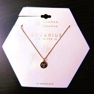 Lauren Conrad Zodiac Aquarius 16” Necklace